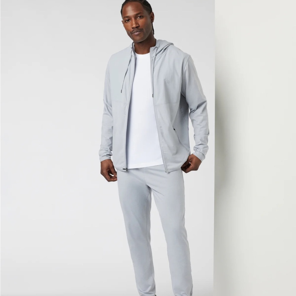 NWOT VUORI Mens Grey Sunday Element Track Jacket - Picture 5 of 12